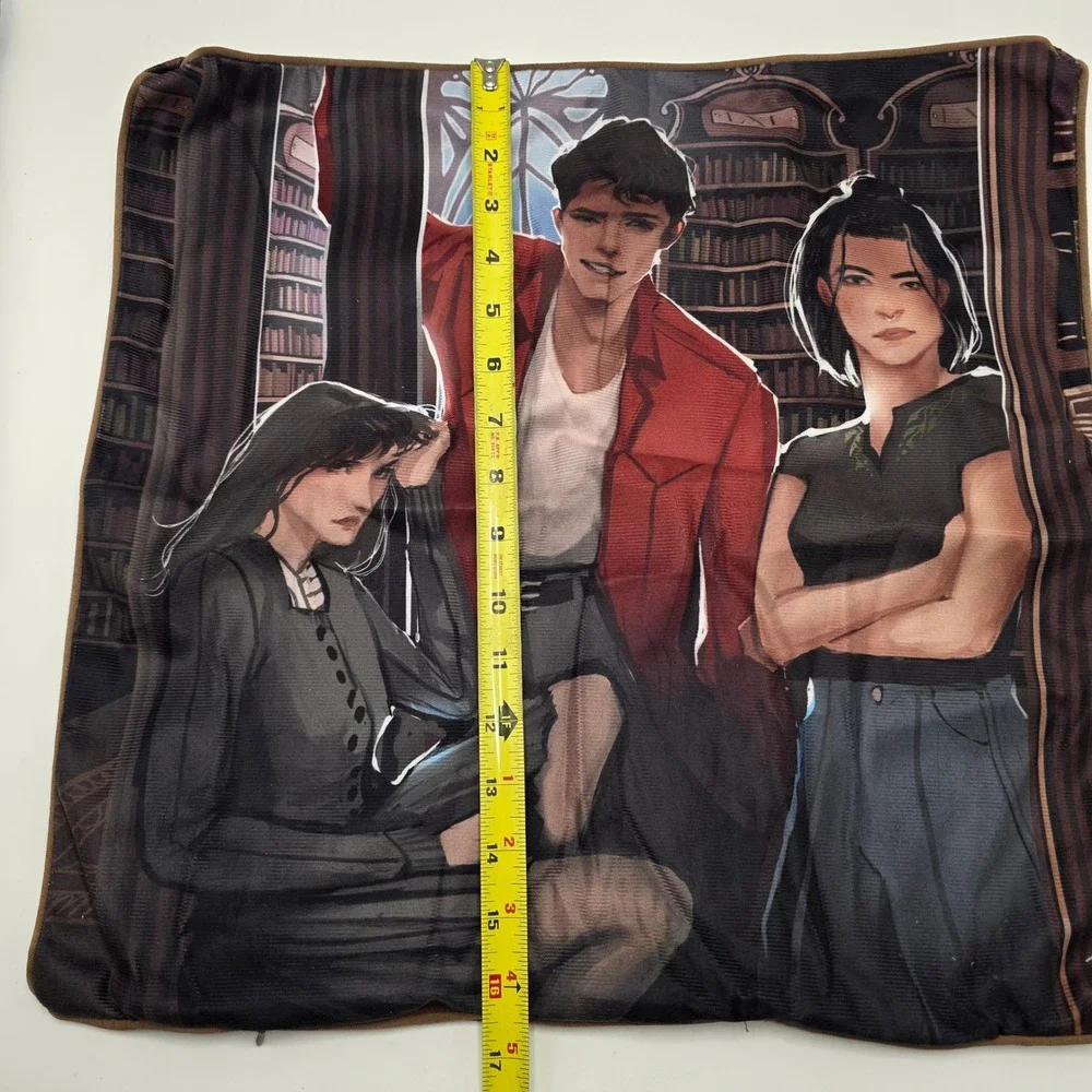 FairyLoot The Atlas Six Cushion Cover Olivie Blake Character Art Dark Academia
